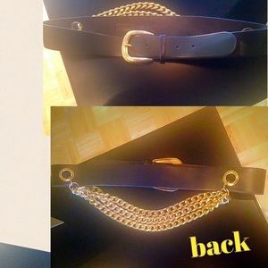 Leather chained belt/Trade
